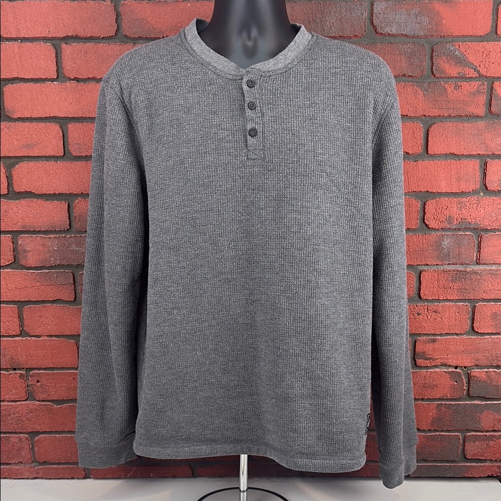 Matix Shirt‎ Mens Large Thermal Henley Sherpa Lined